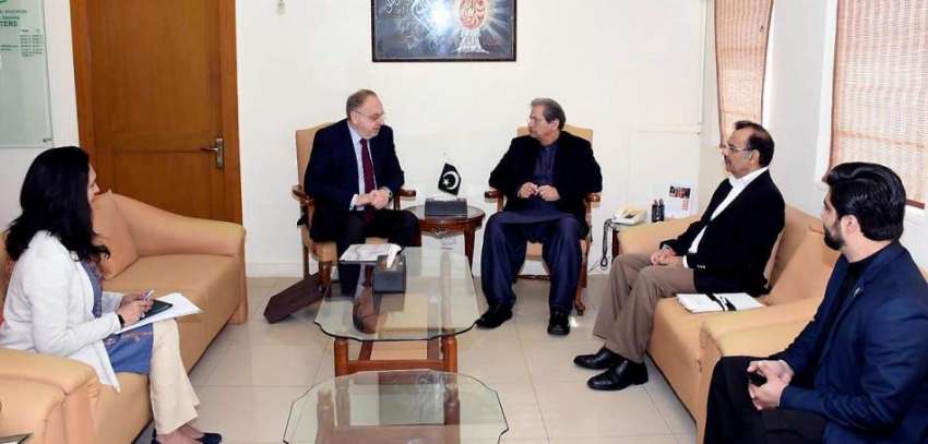 اسلام آباد: وفاقی وزیر تعلیم شفقت محمود سے رومانیہ کے سفیر ..