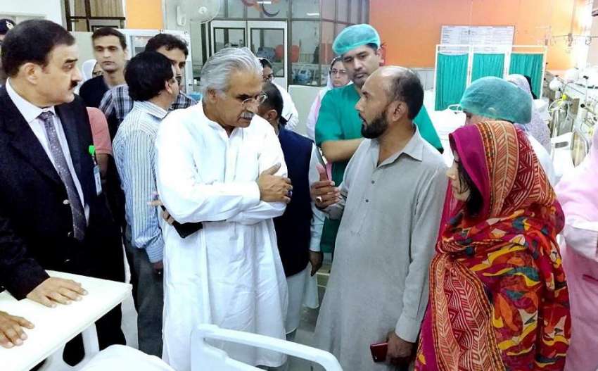 اسلام آباد: وزیر اعظم کے معاون خصوصی برائے صحت پمز ہسپتال ..