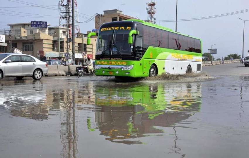 اسلام آباد: وفاقی دارالحکومت میں بارش کے بعد بارش کا پانی ..