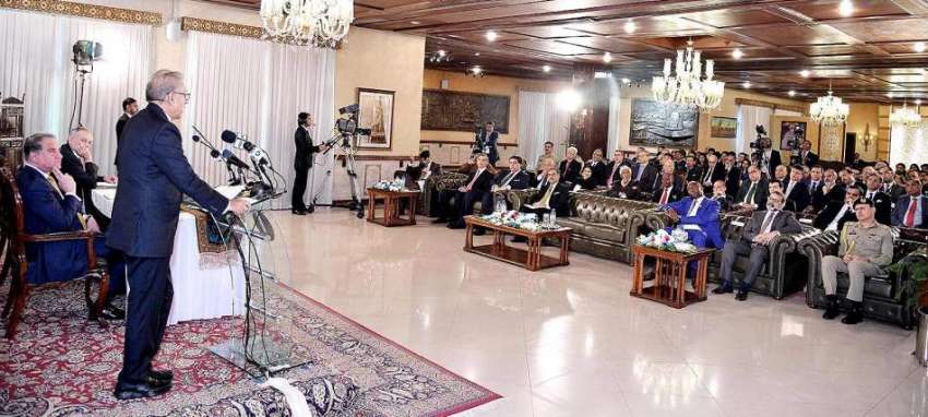 اسلام آباد: صدر ڈاکٹر عارف علوی دفتر خارجہ میں افریقہ کے ..