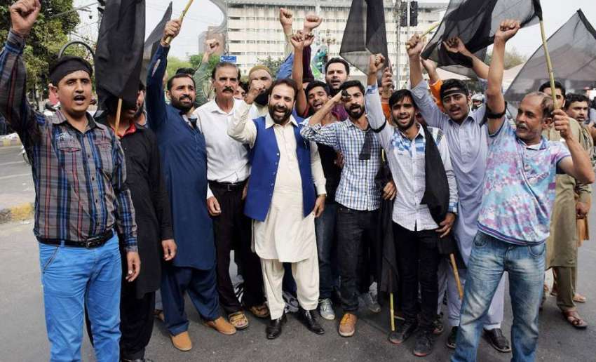 لاہور: مال روڈ پر احتجاجی مظاہروں کے خلاف تاجر لیاقت جٹ کی ..