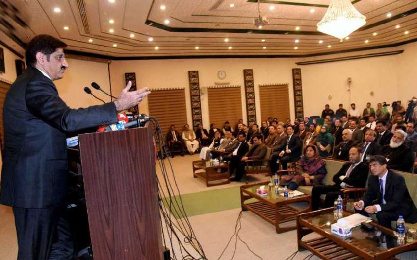 کراچی: وزیراعلی سندھ سید مرادعلی شاہ نیشنل انسٹیٹیوٹ آف ..