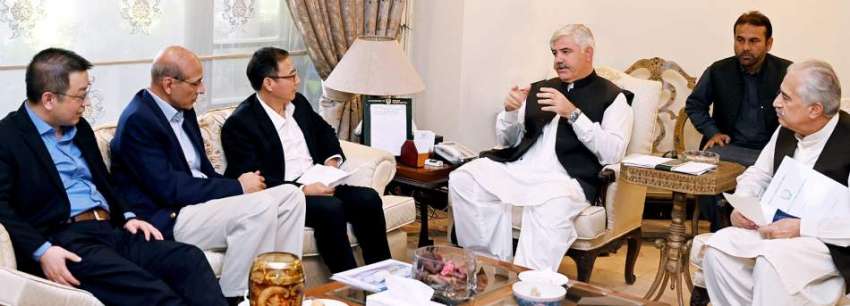 پشاور: وزیراعلی خیبر پختونخوامحمودخان چترال میں 610 میگا ..