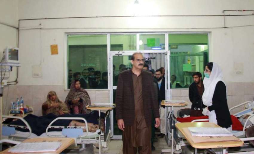 راولپنڈی: وفاقی وزیر صحت عامر محمود کیانی ہسپتال کا دورہ ..