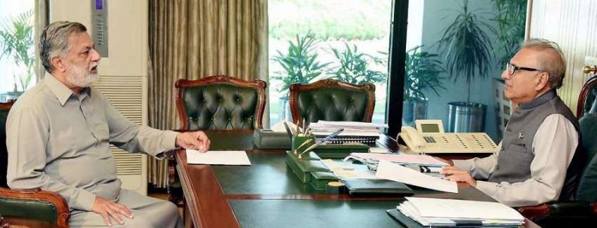 اسلام آباد: صدر مملکت ڈاکٹر عارف علوی سے سابق رکن قومی اسمبلی ..