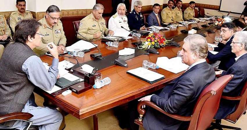 اسلام آباد: وزیر اعظم عمران خان قومی سلامتی کمیٹی کے اجلاس ..