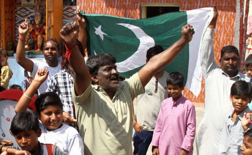 حیدر آباد: پاکستانی ہندو کمیونٹی کے زیر اہتمام پاک فوج سے ..