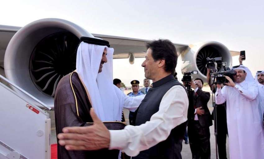 اسلام آباد: وزیر اعظم عمران خان ، قطر کے امیر شیخ تمیم بن ..