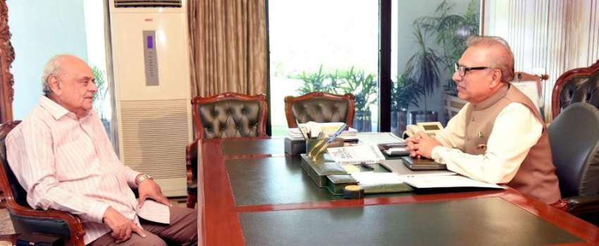 اسلام آباد: صدر مملکت ڈاکٹر عارف علوی سے وزیر داخلہ برگیڈیئر ..