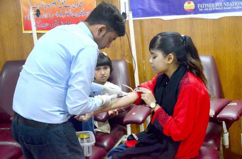 حیدر آباد: تھیلیسیمیا کے عالمی دن کے موقع پر متاثرہ بچوں ..