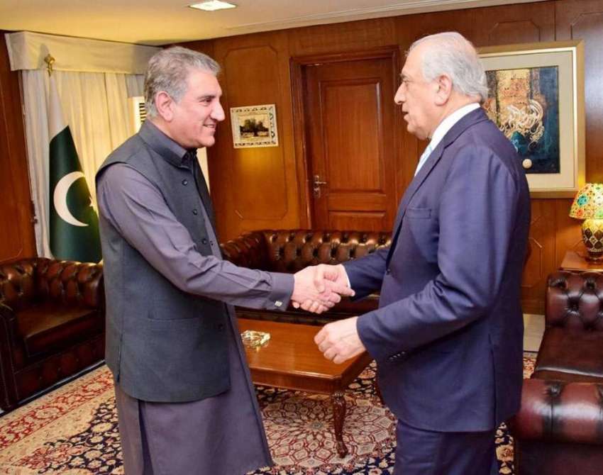اسلام آباد: وزیر خارجہ شاہ محمود قریشی وزارت خارجہ آمد پر ..
