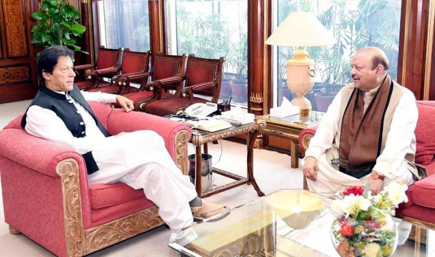 اسلام آباد: وزیر اعظم عمران خان سے سابق وزیر اعظم آزاد کشمیر ..