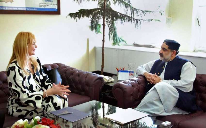 اسلام آباد: وفاقی وزیر خوراک محمد محبوب سلطان سے اسلامک ..