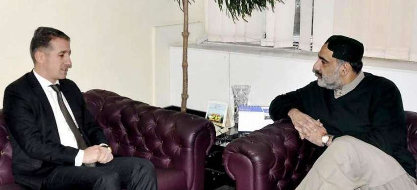 اسلام آباد: وفاقی وزیر برائے فوڈ سکیورٹی صاحبزادہ محمد محبوب ..