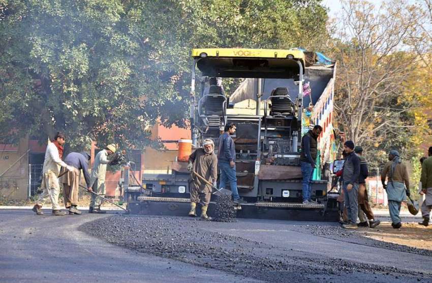 اسلام آباد: وفاقی دارالحکومت میں سیکٹر جی۔ 7 میں مزدور سڑک ..