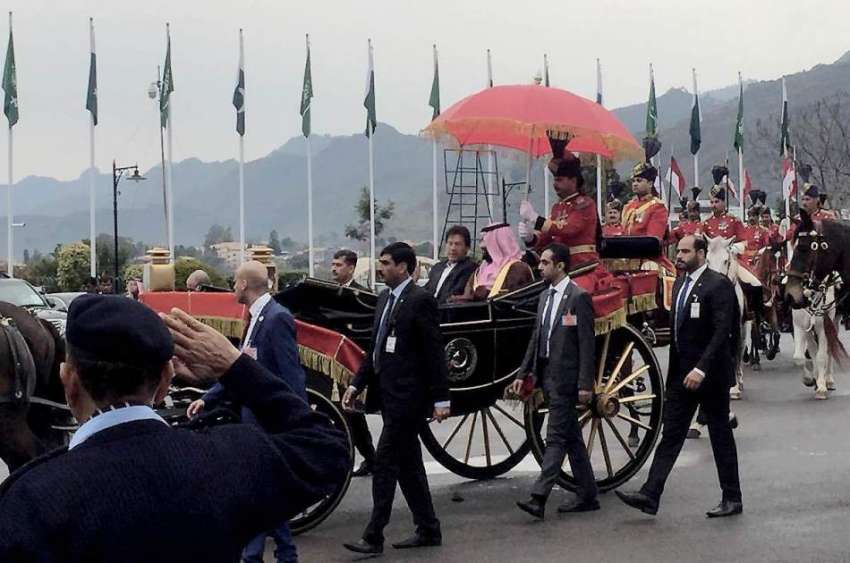 اسلام آباد: وزیر اعظم عمران خان اور سعودی ولی عہد محمد بن ..