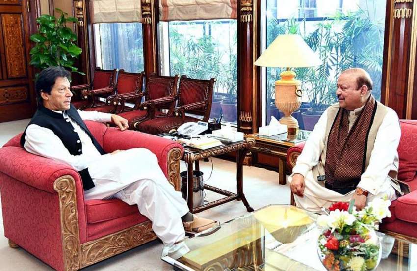 اسلام آباد: وزیر اعظم عمران خان سے سابق وزیر اعظم آزاد کشمیر ..