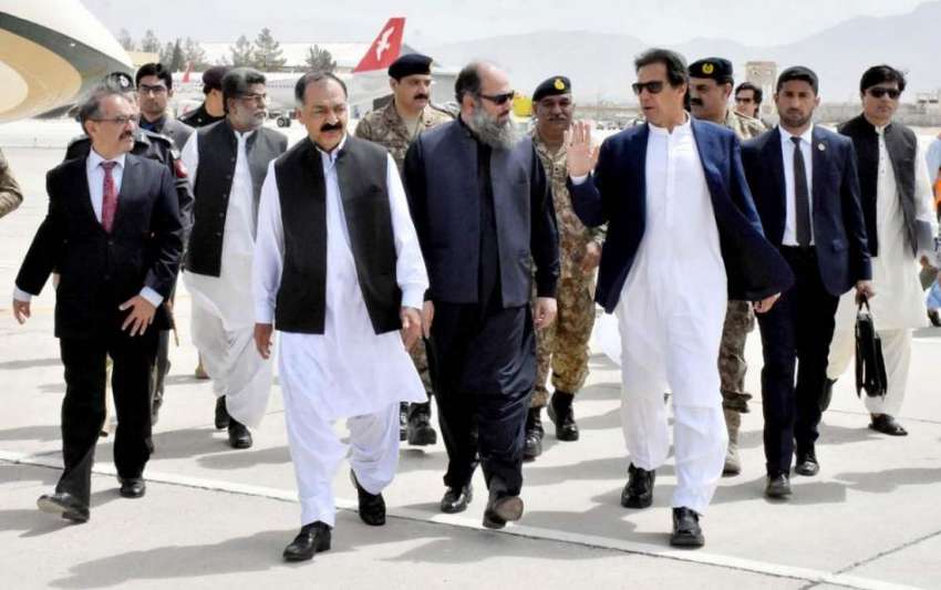 کوئٹہ: وزیر اعظم عمران خان ، گورنر بلوچستان جسٹس (ر) امان ..