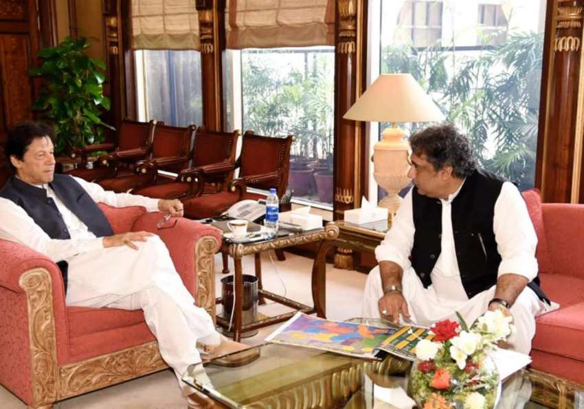 اسلام آباد :وزیر اعظم عمران خان سے وزیر برائے بحری امور علی ..
