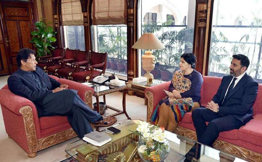 اسلام آباد: وزیر اعظم عمران خان سے بیرونس سیدہ وارثی ملاقات ..