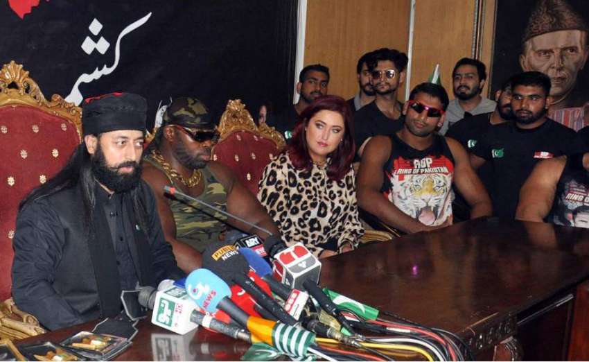 اسلام آباد: چیئرمین رنگ عاصم شاہ پریس کلب میں پریس کانفرنس ..