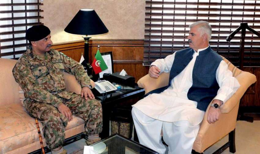 پشاور: وزیراعلی خیبر پختوامحمود خان سے نئے تعینات ہونیوالے ..