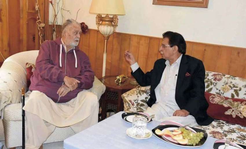 کوٹلی: آزادکشمیر کے وزیراعظم راجہ فاروق حیدر خان سابق صدر ..