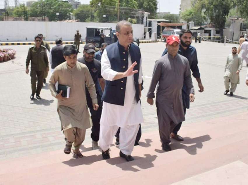 لاہور: تحریک انصاف کے رکن پنجاب اسمبلی عبدالعلیم خان پروڈکشن ..