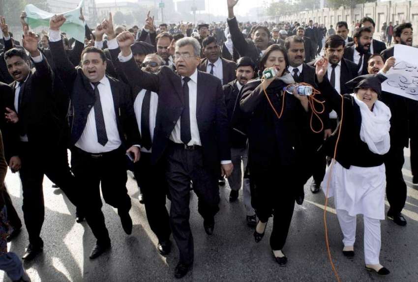 راولپنڈی: ڈسٹرکٹ بار کے صدرسید تنویر سہیل شاہ سیکرٹری جنرل ..