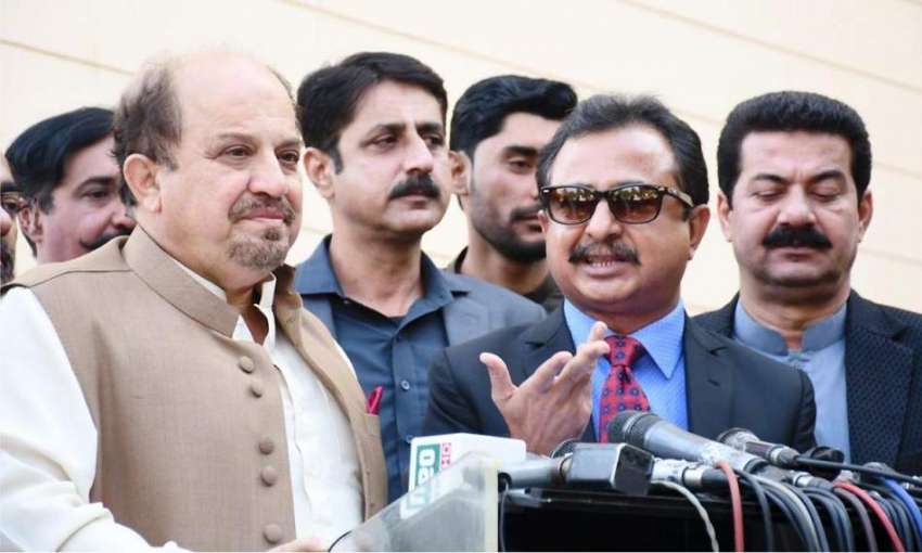 کراچی: سندھ اسمبلی کے قائد حزب اختلاف فرودس شمیم نقوی، پی ..