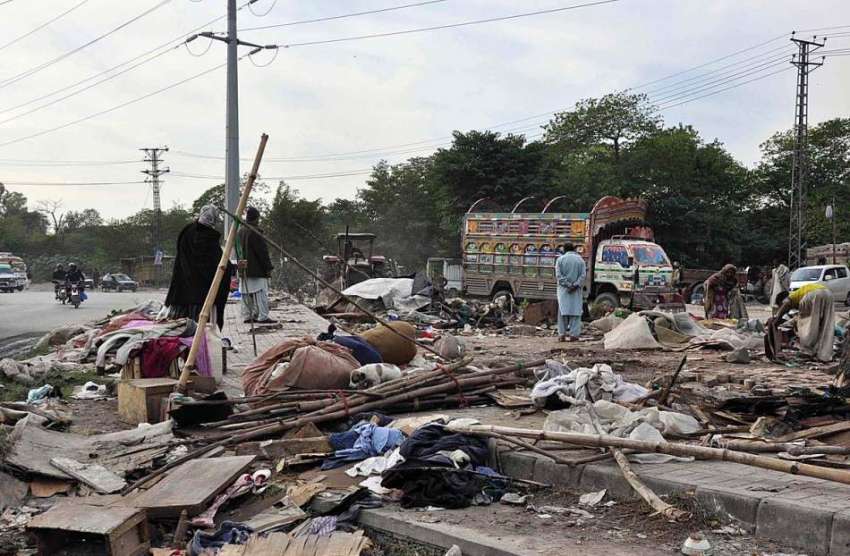 اسلام آباد: وفاقی دارالحکومت میں انسداد تجاوزات مہم کے دوران ..