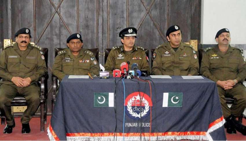 راولپنڈی: سی پی او حسن عباس پولیس لائن میں پریس کانفرنس سے ..