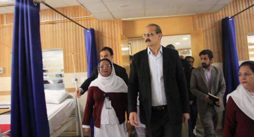 اسلام آباد: وفاقی وزیر صحت عامر محمو کیانی پمزکا دورہ کر ..