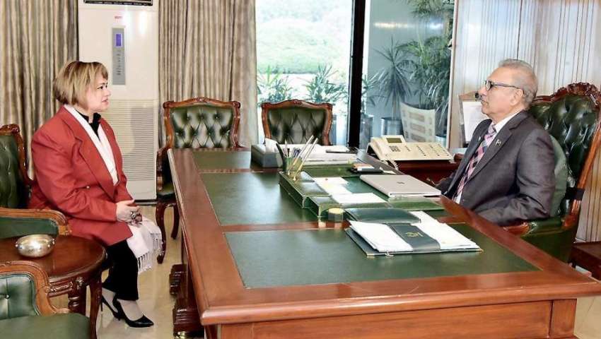 اسلام آباد: صدر مملکت ڈاکٹر عارف علوی سے ایم این اے نصرت ..