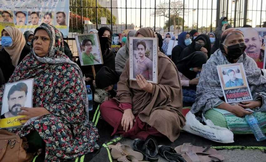 کراچی، مسنگ پرسن کے اہلخانہ اپنے مطالبات کے حق میں احتجاجی ..