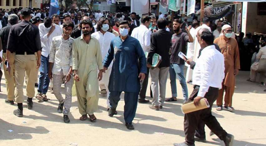 کراچی، مختلف مقدمات میں ملوث ملزمان کو سٹی کورٹ میں پیشی ..