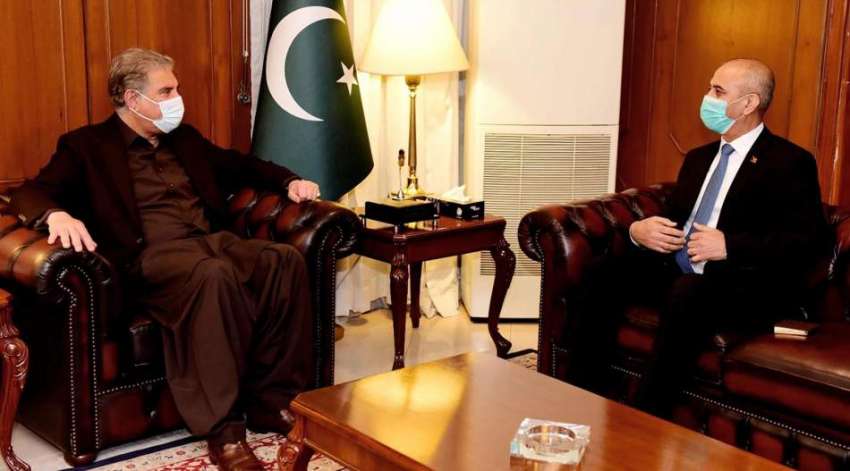 اسلام آباد، وزیر خارجہ شاہ محمود قریشی سے افغان سفیر نجیب ..