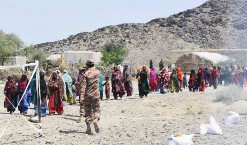 پنجگور، ایف سی بلوچستان ساؤتھ کی جانب سے فری راشن تقسیم ..