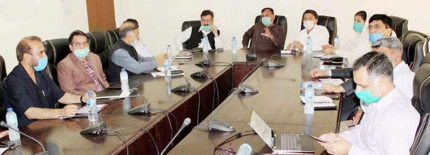 مظفر آباد: وزیر آئی ٹی ڈاکٹر مصطفی بشیر عباسی، وزیر اطلاعات ..