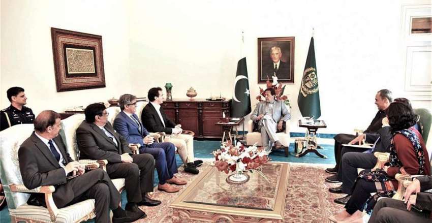 اسلام آباد: وزیر اعظم عمران خان سے وی ای او این کے شریک چیف ..