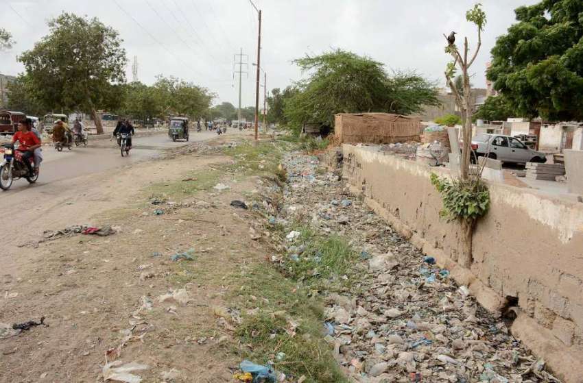 کراچی : مون سون کی بارشوں کی پیشن گوئی ہے جبکہ کورنگی دھوبی ..