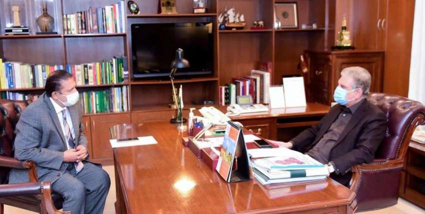 اسلام آباد، وزیر خارجہ شاہ محمود قریشی سے پاکستان کے سفیر ..