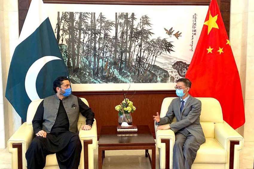 اسلام آباد: سیفران کے وزیر مملکت شہریار آفریدی نے چینی سفیر ..