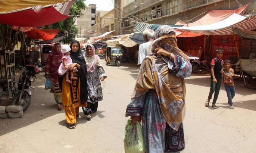 کراچی: اولڈ سٹی ایریا میں کور نا وائرس کے بڑھتے ہوئے کیس ..