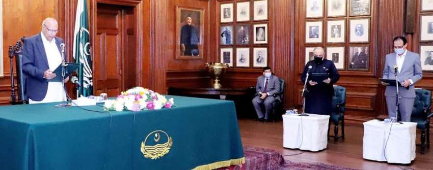 لاہور، گورنر پنجاب چوہدری محمد سرور صوبائی کابینہ میں نئے ..