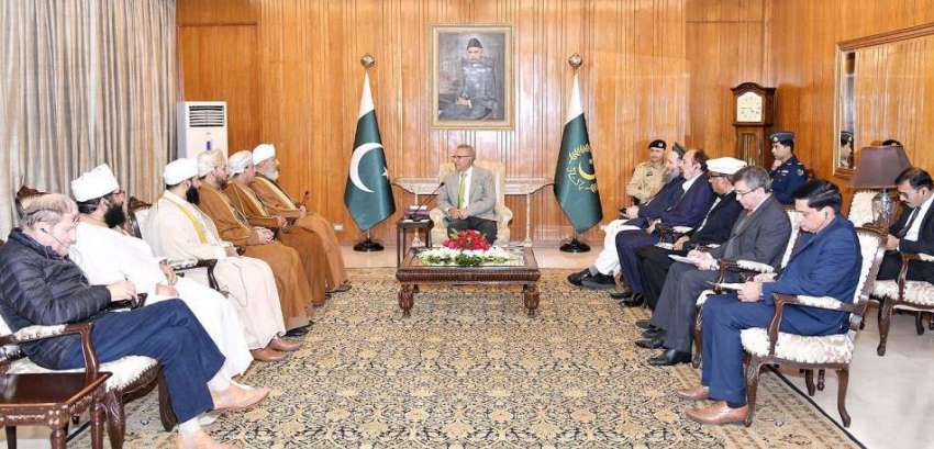 اسلام آباد: صدر ڈاکٹر عارف علوی عمان کے وزیر اوقاف و مذہبی ..