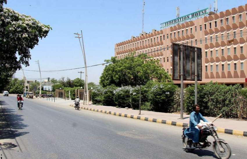 کراچی: لاک ڈوان کے باعث فیڈریشن آف پاکستان کے پاس سناٹا چھایا ..