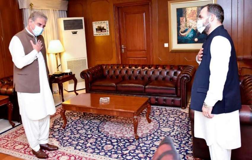 اسلام آباد: وزیر خارجہ مخدوم شاہ محمود قریشی پاکستان میں ..