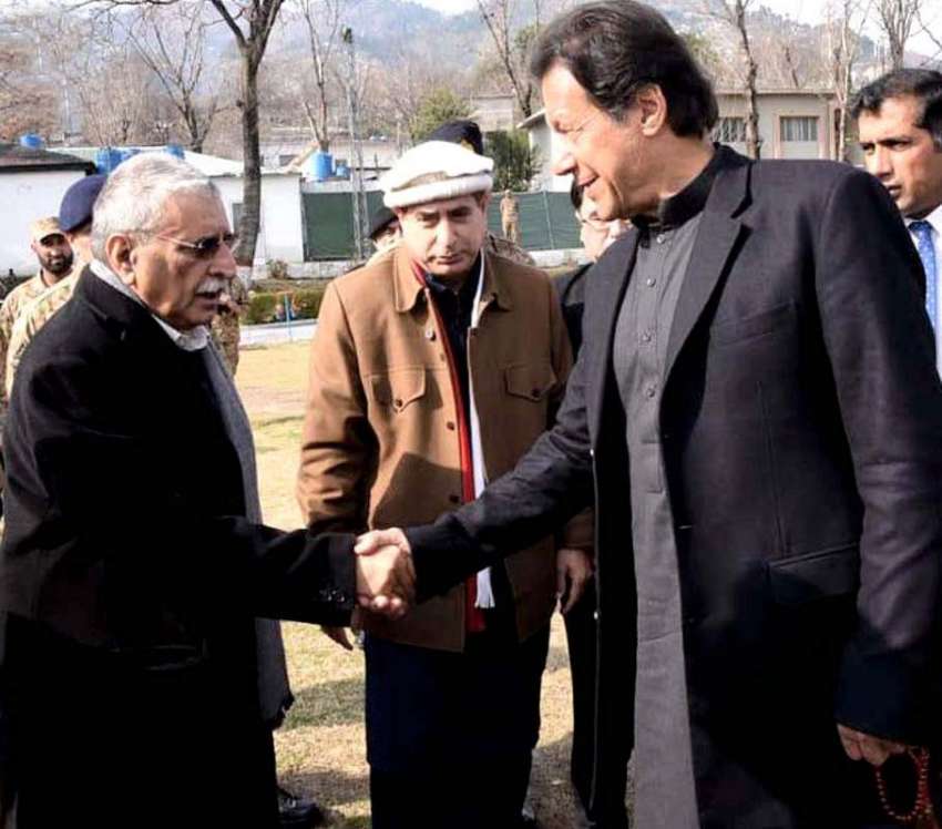 مظفرآباد: وزیراعظم عمران خان کو وزیراعظم آزاد کشمیر راجہ ..