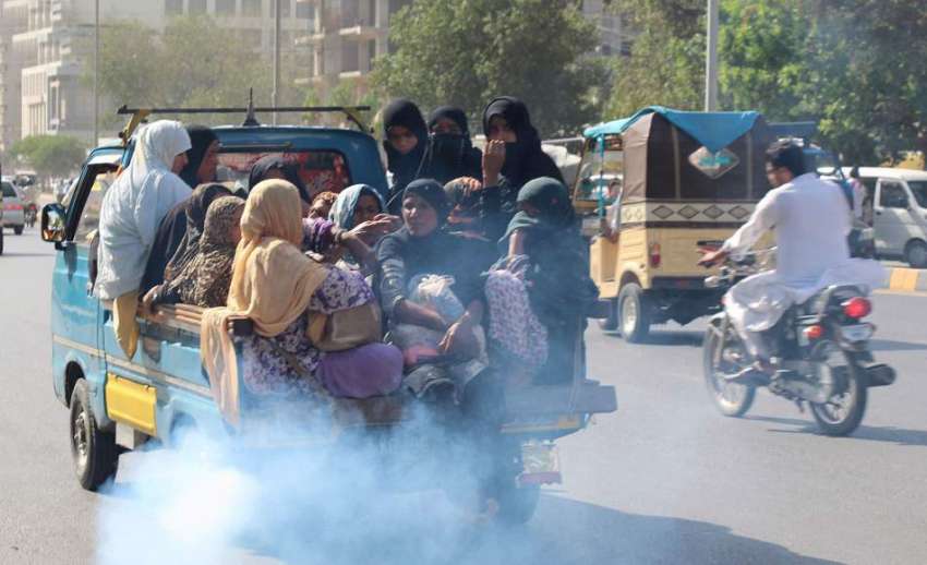 کراچی:خواتین ایک سوز کی میں احتیاطی تدابیر اپنے بغیر سفر ..